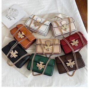 Fashion Designer Chain Cross Body Shoulder Bag Trendy Chain Strap